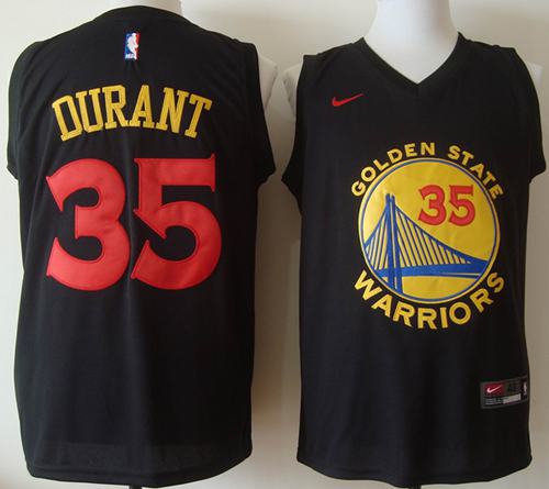 Kevin Durant Golden State Warriors black Fashion jersey