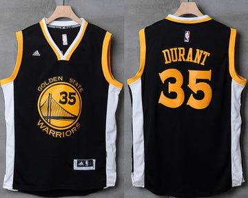 Kevin Durant Golden State Warriors black-white jersey