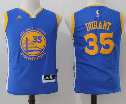 Kevin Durant Golden State Warriors blue jersey