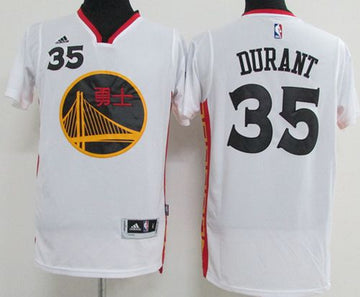 Kevin Durant Golden State Warriors white jersey