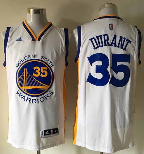 Kevin Durant Golden State Warriors white Home jersey