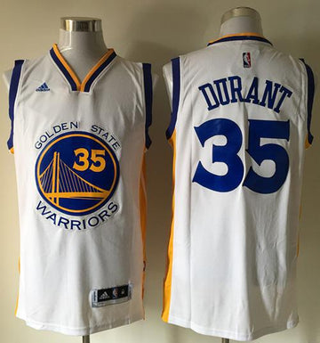 Kevin Durant Golden State Warriors white Home jersey