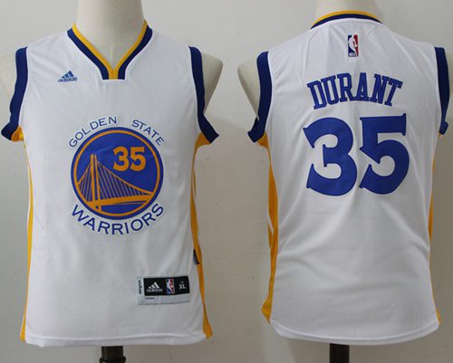 Kevin Durant Golden State Warriors white jersey