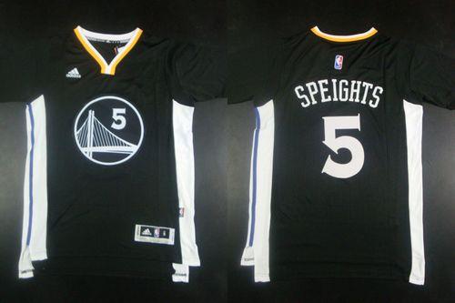 Marreese Speights Golden State Warriors black Alternate jersey