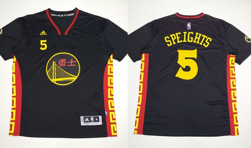 Marreese Speights Golden State Warriors black jersey