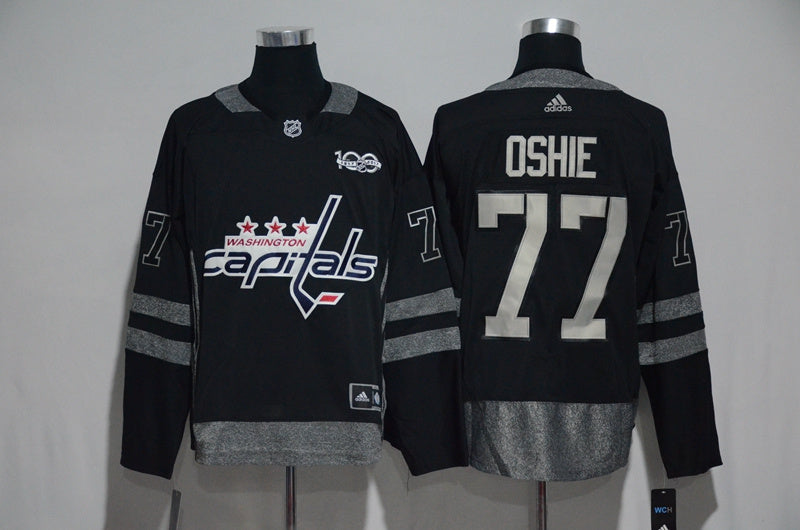 TJ Oshie Washington Capitals black jersey