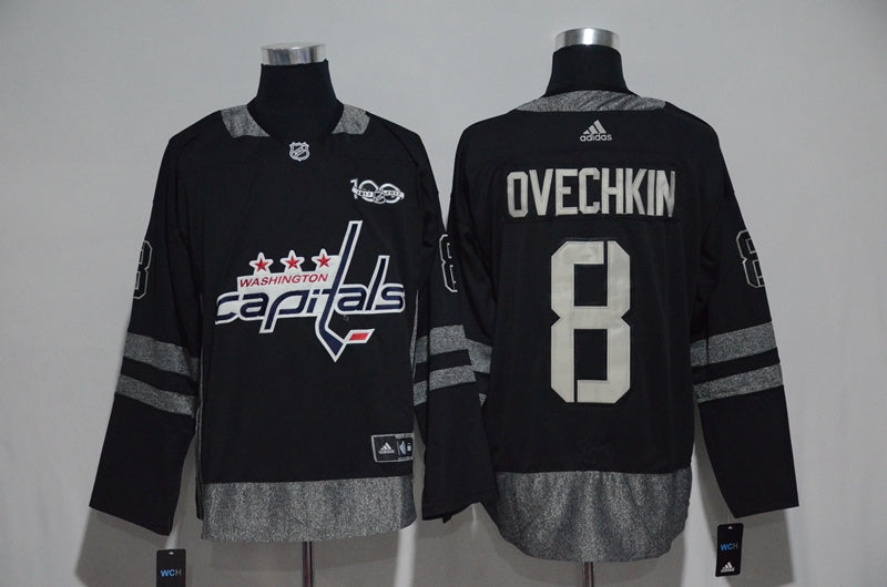 Alex Ovechkin Washington Capitals black jersey