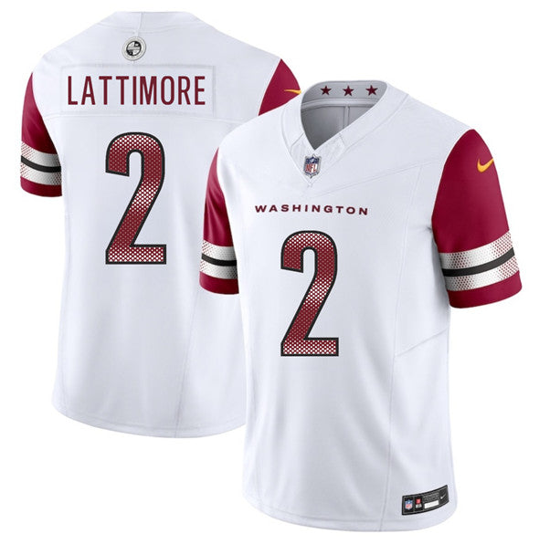 Marshon Lattimore Washington Commanders white FUSE jersey
