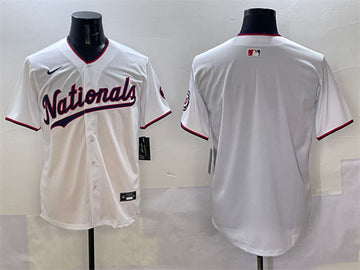 Custom Washington Nationals white jersey
