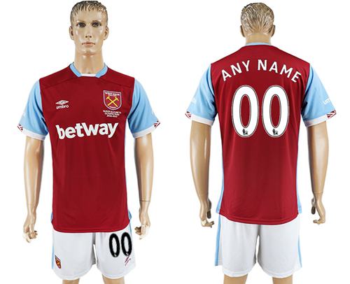 West Ham United Personalized Home jersey