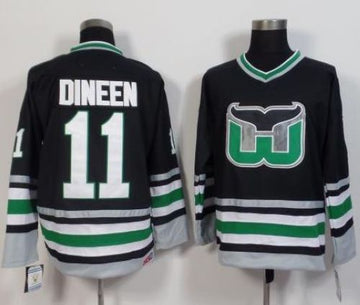 Kevin Dineen Carolina Hurricanes black Throwback jersey