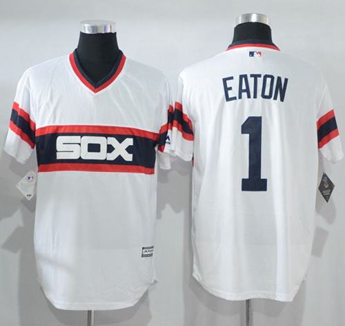 Adam Eaton Chicago White Sox white Alternate jersey
