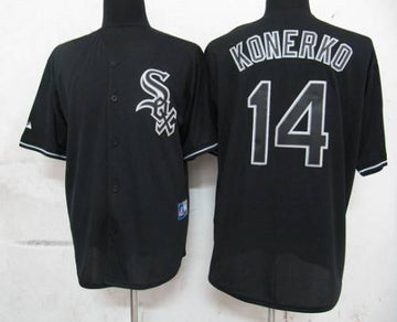 Paul Konerko Chicago White Sox black Fashion jersey