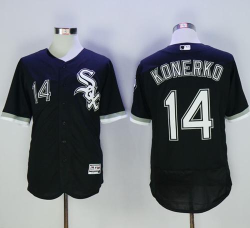Paul Konerko Chicago White Sox black Authentic jersey