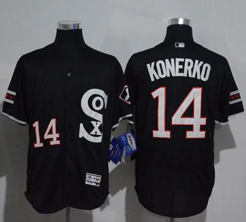 Paul Konerko Chicago White Sox black Authentic jersey
