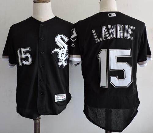 Brett Lawrie Chicago White Sox black Authentic jersey