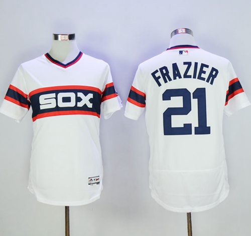 Todd Frazier Chicago White Sox white Alternate jersey