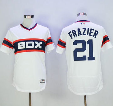 Todd Frazier Chicago White Sox white Alternate jersey