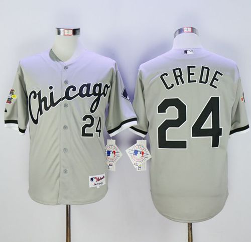 Joe Crede Chicago White Sox grey jersey