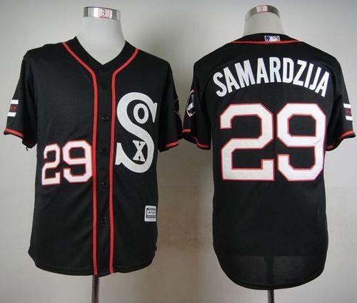 Jeff Samardzija Chicago White Sox black jersey