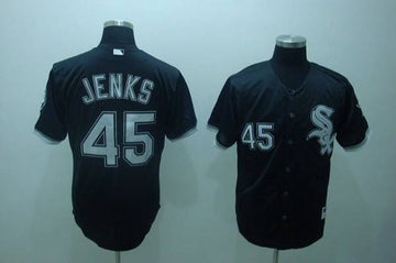 Bobby Jenks Chicago White Sox black jersey