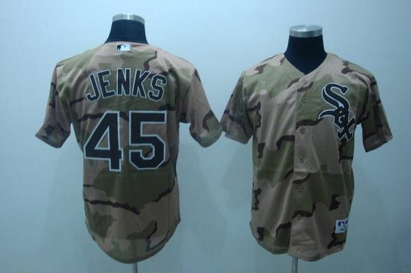 Bobby Jenks Camouflage Chicago White Sox jersey