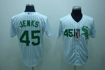Bobby Jenks Chicago White Sox white jersey