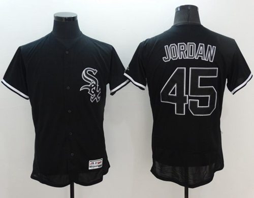 Michael Jordan Chicago White Sox black Fashion jersey
