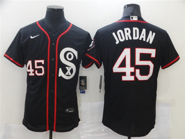 Michael Jordan Chicago White Sox black jersey