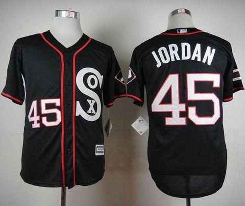 Michael Jordan Chicago White Sox black jersey