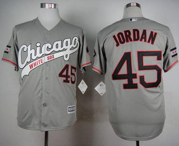Michael Jordan Chicago White Sox grey jersey