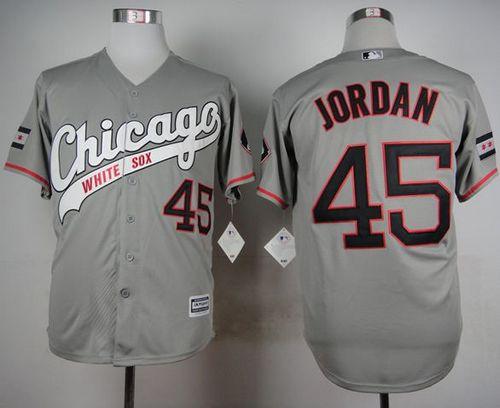 Michael Jordan Chicago White Sox grey jersey