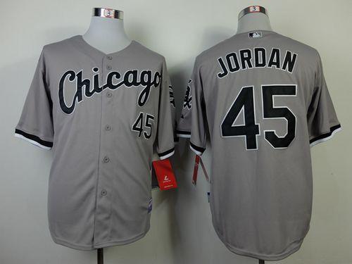 Michael Jordan Chicago White Sox grey jersey