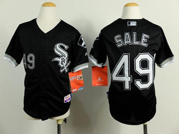 Chris Sale Chicago White Sox black jersey