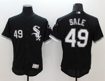 Chris Sale Chicago White Sox black Authentic jersey