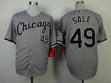 Chris Sale Chicago White Sox grey jersey
