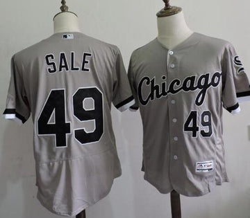 Chris Sale Chicago White Sox grey Authentic jersey