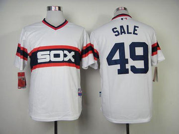 Chris Sale Chicago White Sox white Alternate jersey