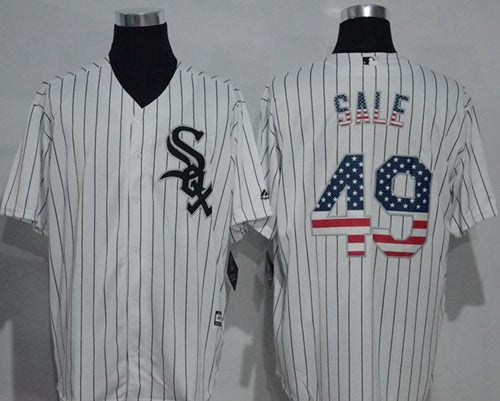 Chris Sale Chicago White Sox white Fashion jersey