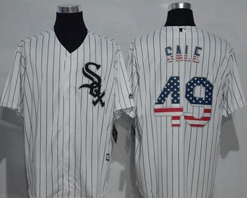 Chris Sale Chicago White Sox white Fashion jersey