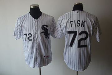 Carlton Fisk Chicago White Sox white jersey