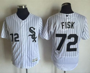Carlton Fisk Chicago White Sox white Authentic jersey