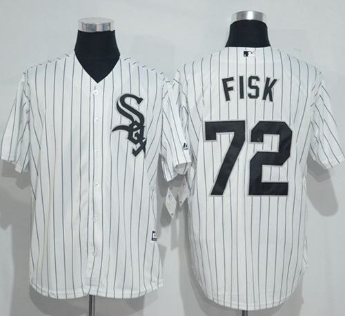 Carlton Fisk Chicago White Sox white jersey