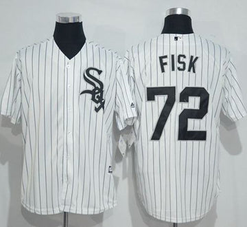 Carlton Fisk Chicago White Sox white jersey