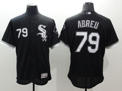Jose Abreu Chicago White Sox black Authentic jersey