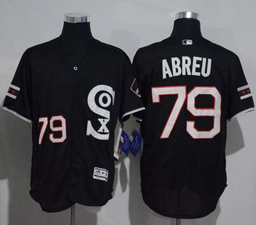 Jose Abreu Chicago White Sox black Authentic jersey