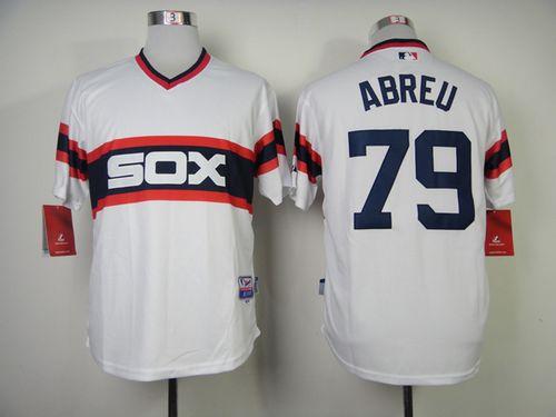 Jose Abreu Chicago White Sox white Alternate jersey