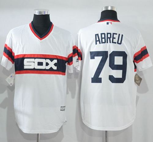 Jose Abreu Chicago White Sox white Alternate jersey