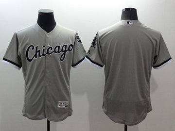 Custom Chicago White Sox grey Authentic jersey