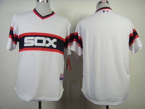 Custom Chicago White Sox white Alternate jersey